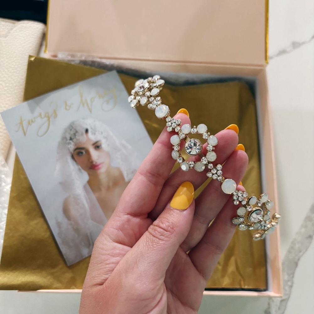 Twigs & Honey Opal Bridal Headpiece